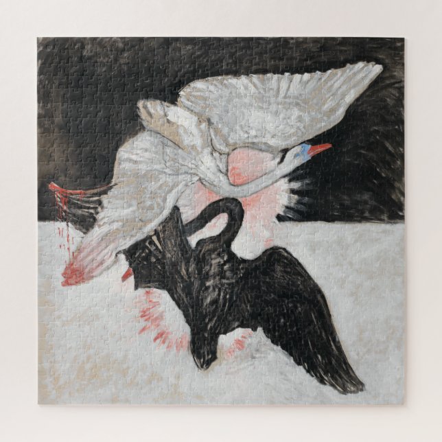 Puzzle El cisne, no 2 | Hilma af Klint | (Vertical)