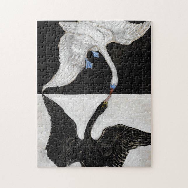 Puzzle El cisne, número 1 de Hilma af Klint (Vertical)