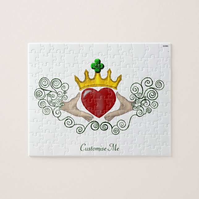 Puzzle El cladagh (color completo) (Horizontal)