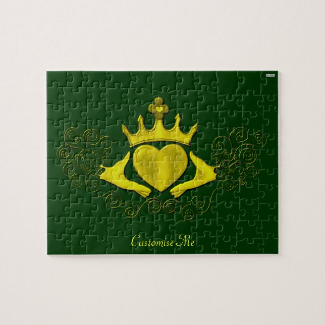 Puzzle El Claddagh (Oro) (Horizontal)