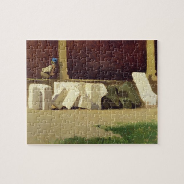 Puzzle El claustro (aceite en lona) (Horizontal)