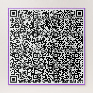 Puzzle El código QR rompe su regalo especial de mensaje d