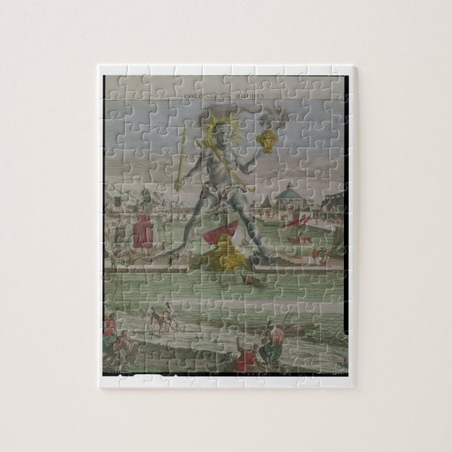 Puzzle El coloso de Rodas, detalle del strad de la (Vertical)