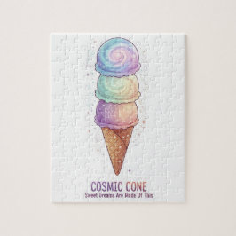 Puzzle El Cono Cósmico | Helado de Galaxia