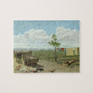 Puzzle El corral (aceite en lona)