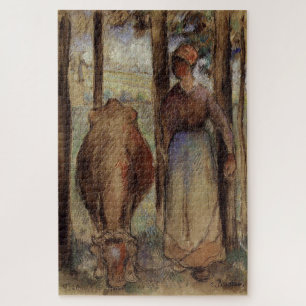 Puzzle El Cowherd (1892) de Camille Pissarro