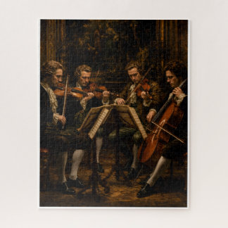 Puzzle El Cuarteto de Cuerdas Clásico - Pintura al Óleo V