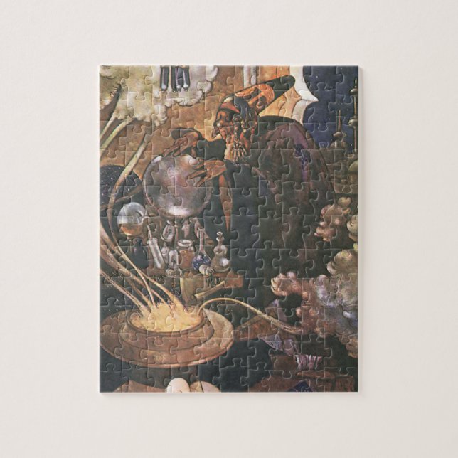 Puzzle El cuento de hadas, Aladdin y la lámpara mágica (Vertical)