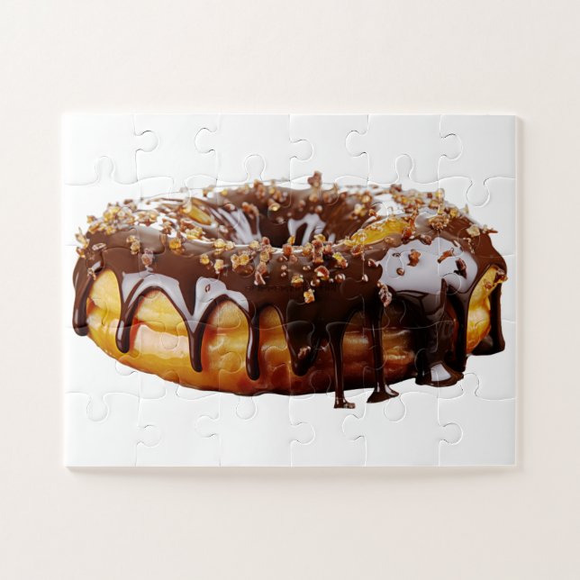 Puzzle El decadente donut de SlipperyJoe cubierto de glos (Horizontal)
