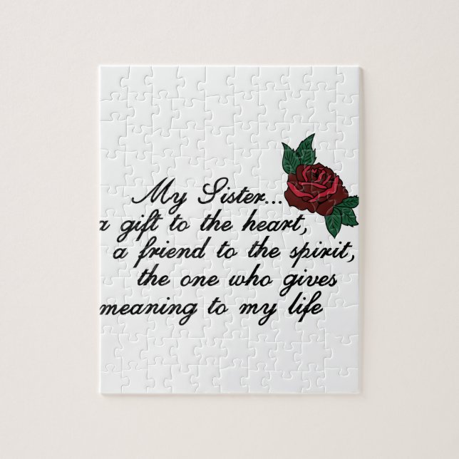 Puzzle El decir de la hermana (Vertical)