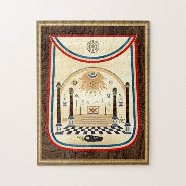 Puzzle El delantal masónico de George Washington (Vertical)
