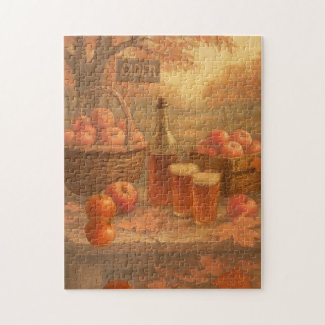 Puzzle El Derrame del Otoño - Degustación de Sidra Rústic (Vertical)