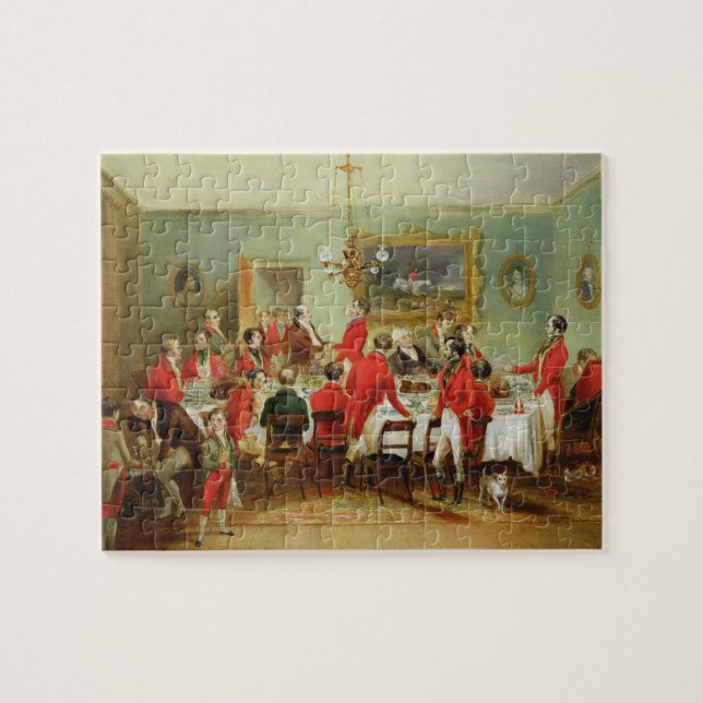 Puzzle El desayuno de la caza, Pasillo del soltero, 1836 (Horizontal)