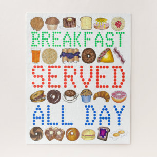 Puzzle El Desayuno Se Sirve Durante Todo El Día En El Rót