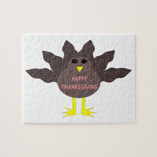 Puzzle El Día de Acción de Gracias desplumó el rompecabez (Horizontal)
