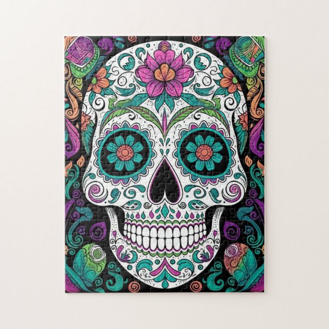 Puzzle El Día De La Calavera Del Azúcar (Vertical)