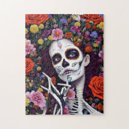Puzzle El Día de la Muerte de la IA generó arte