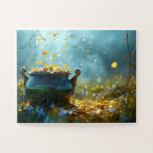 Puzzle El Día de San Patricio de SlipperyJoe gran olla or