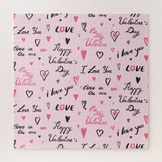 Puzzle El día de San Valentín: Antecedentes de 'Te Amo'. (Vertical)