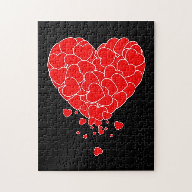 Puzzle El día de San Valentín - Corazón De Corazones (Vertical)