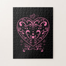 Puzzle El día de San Valentín ornamental