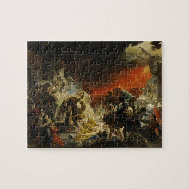 Puzzle El día pasado de Pompeya de Karl Briullov Vesuvio (Horizontal)