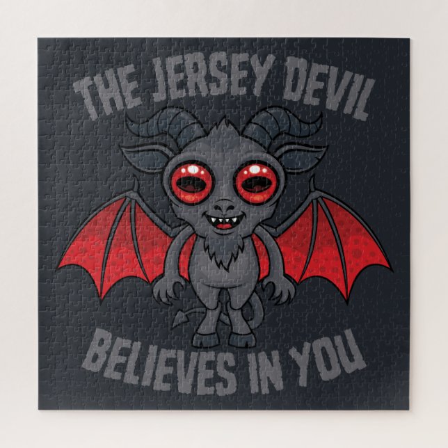 Puzzle El Diablo de Jersey Cree En Ti (Vertical)