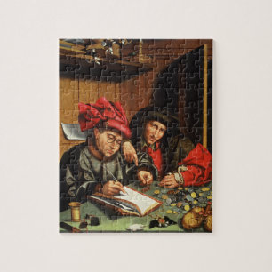 Puzzle El dinero Lenders (aceite en el panel del roble)