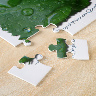 Puzzle El diseño de la conservación del agua de hojas
