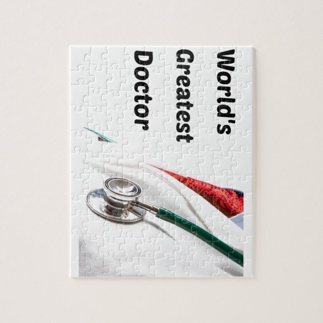 Puzzle El diseño más grande del médico del mundo (Vertical)