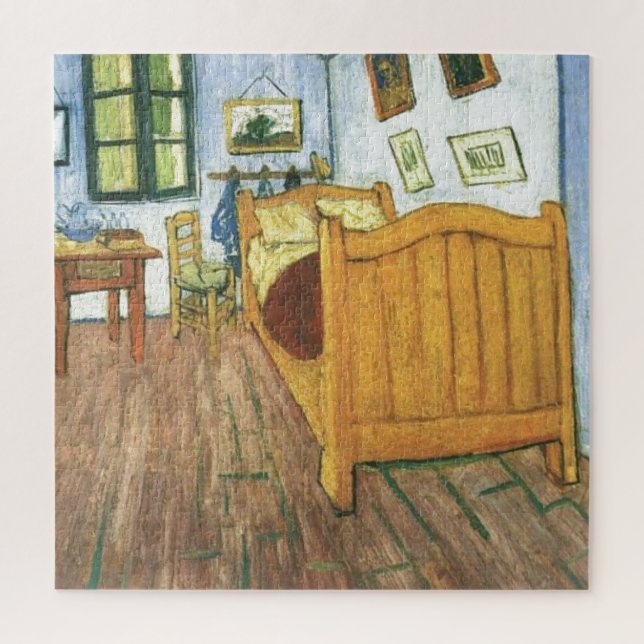 Puzzle El dormitorio de Van Gogh en Arles pintando arte (Vertical)