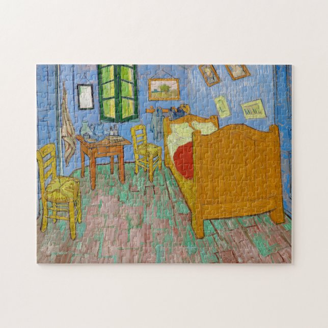 Puzzle El dormitorio de Vincent Van Gogh (1889) (Horizontal)