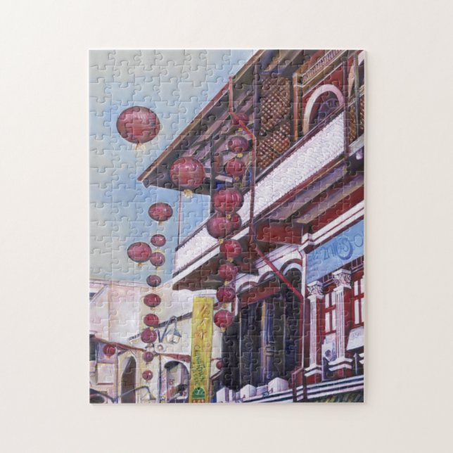 Puzzle El dragón emergente de mi padre, Singapur (Vertical)