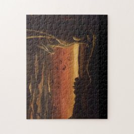 Puzzle "El dragón" Rompecabezas-por Bethany Boyd.