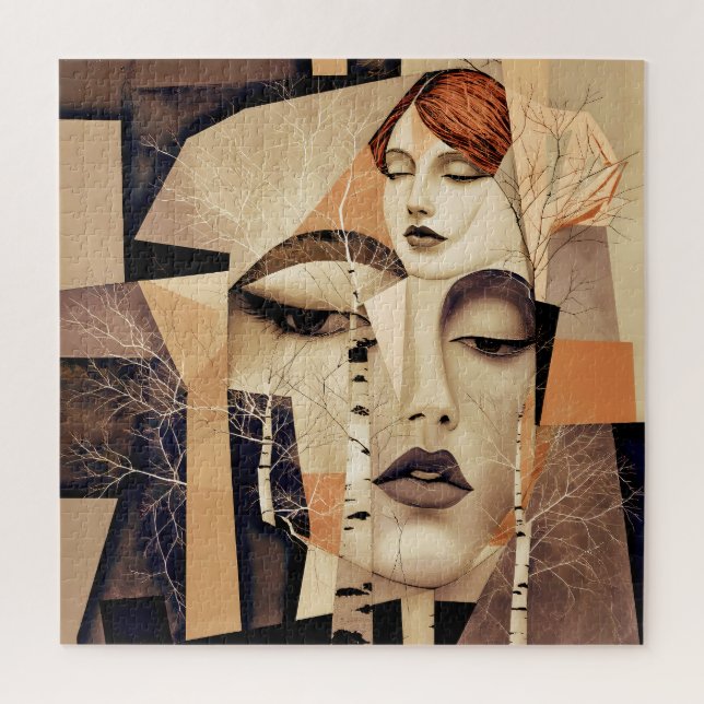 Puzzle El Eco de “Virelle” – Un Retrato Abstracto (Vertical)