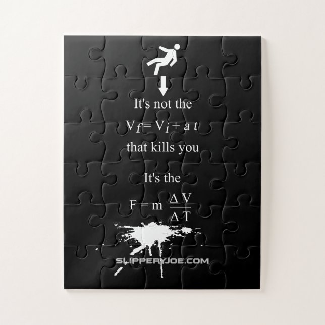 Puzzle El ecuador stickman de la bandeja matemática de Sl (Vertical)