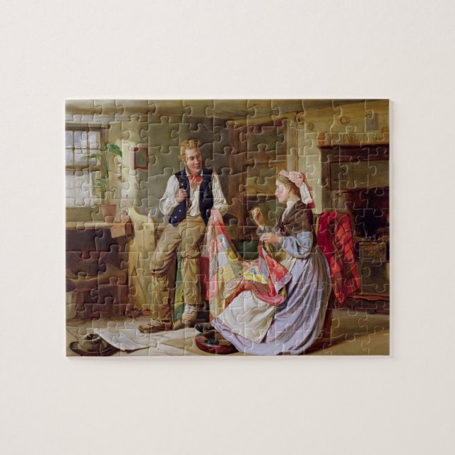 Puzzle El edredón de remiendo (Horizontal)