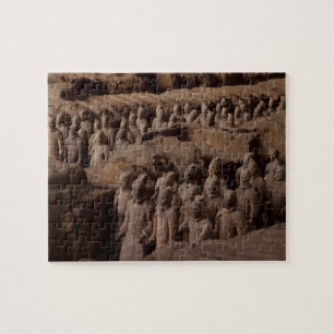 Puzzle El ejército de guerreros de terracota en el emper