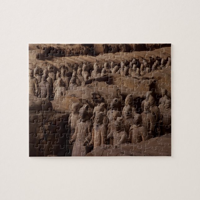 Puzzle El ejército de guerreros de terracota en el empera (Horizontal)