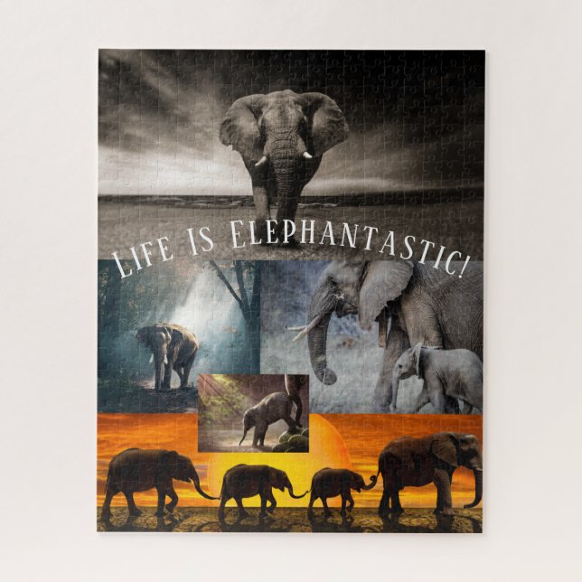 Puzzle El elefante amante fantástico (Vertical)