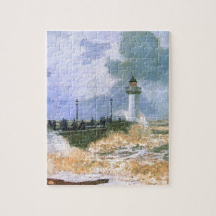Puzzle El embarcadero en Le Havre de Claude Monet