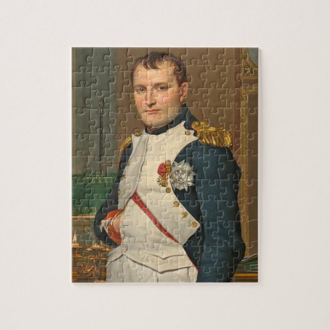 Puzzle El emperador Napoleon en su estudio en el (Vertical)