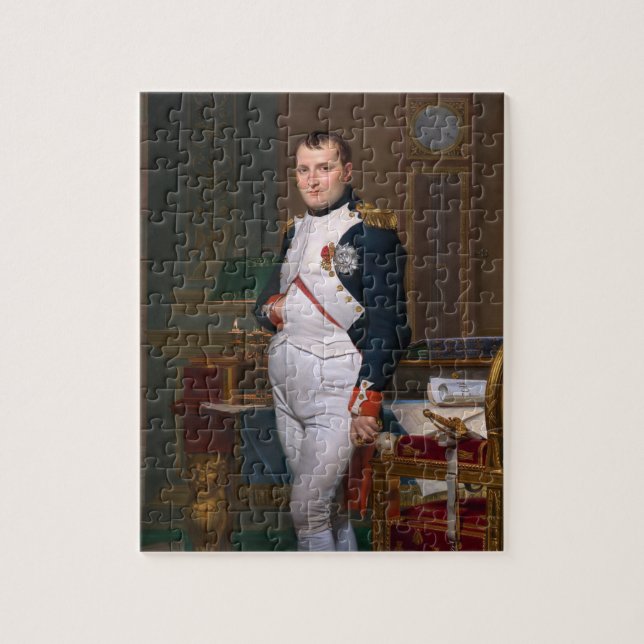 Puzzle El emperador Napoleón en su estudio en las Tullerí (Vertical)
