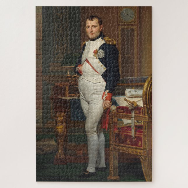 Puzzle El emperador Napoleón en su estudio en las Tullerí (Vertical)