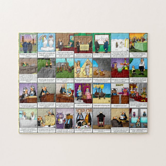 Puzzle El enigma del humor político se mezcla con especul (Horizontal)