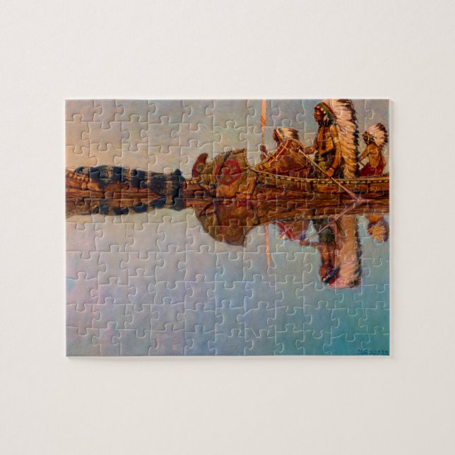 Puzzle El entierro del agua de Newell Convers Wyeth (Horizontal)