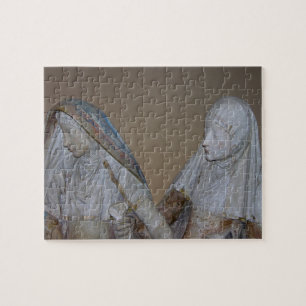 Puzzle El Entombment, detalle de dos de las mujeres