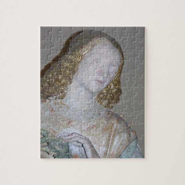 Puzzle El Entombment, detalle de un santo que sostiene el (Vertical)