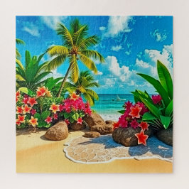 Puzzle El entorno de playa perfecto