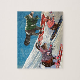 Puzzle El equipo de esquí Ms Elizabeth